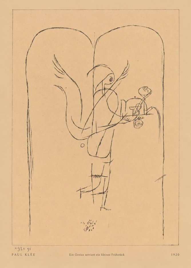 Paul Klee Ein Genius Serviert Ein Kleines Frühstück No5 - Juliste