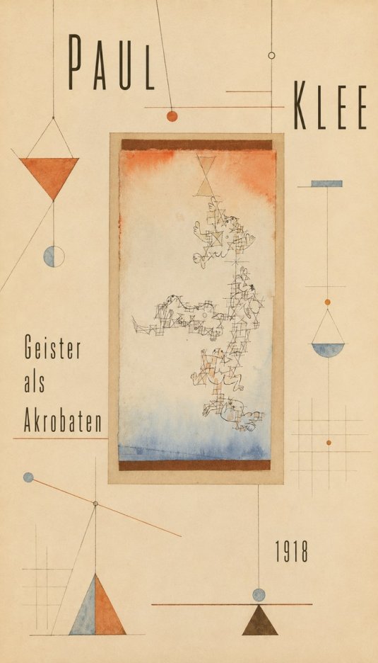 Paul Klee Geister Als Akrobaten No6 - Juliste