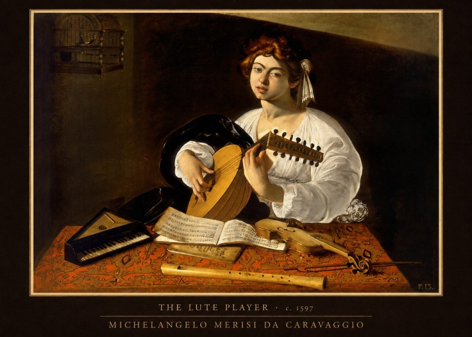 Michelangelo Merisi da Caravaggio The Lute Player No6 - Juliste