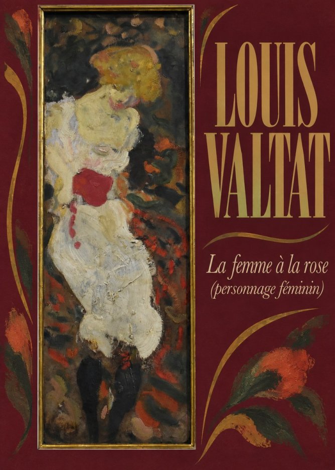 Louis Valtat La Femme À La Rose (Personnage Féminin) No4 - Juliste