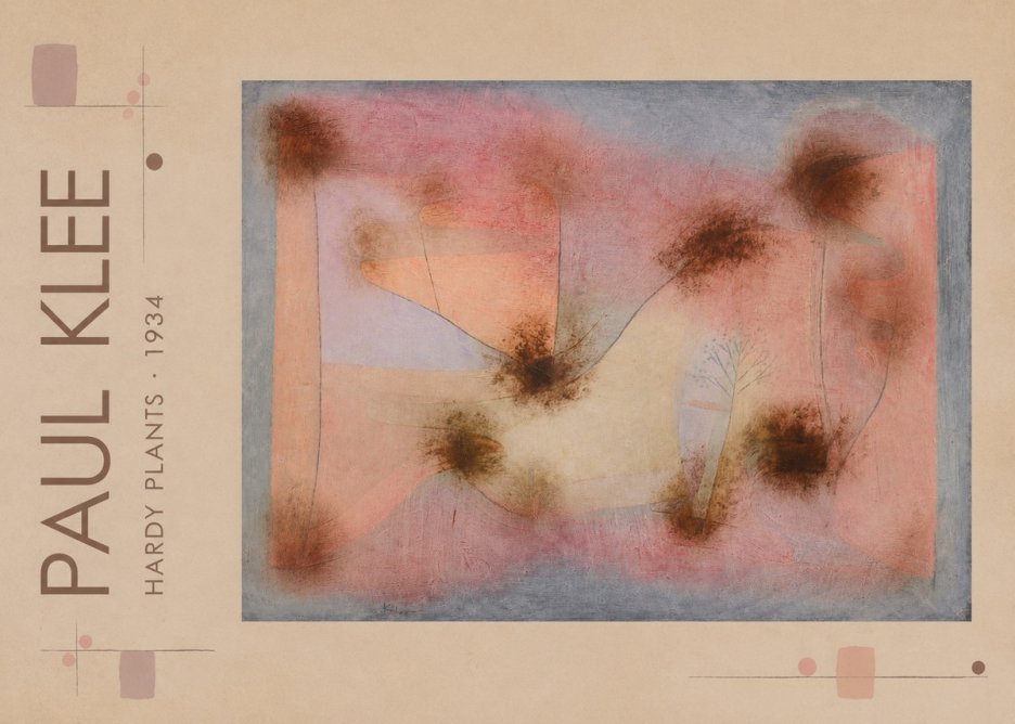 Paul Klee Hardy Plants II No2 - Juliste