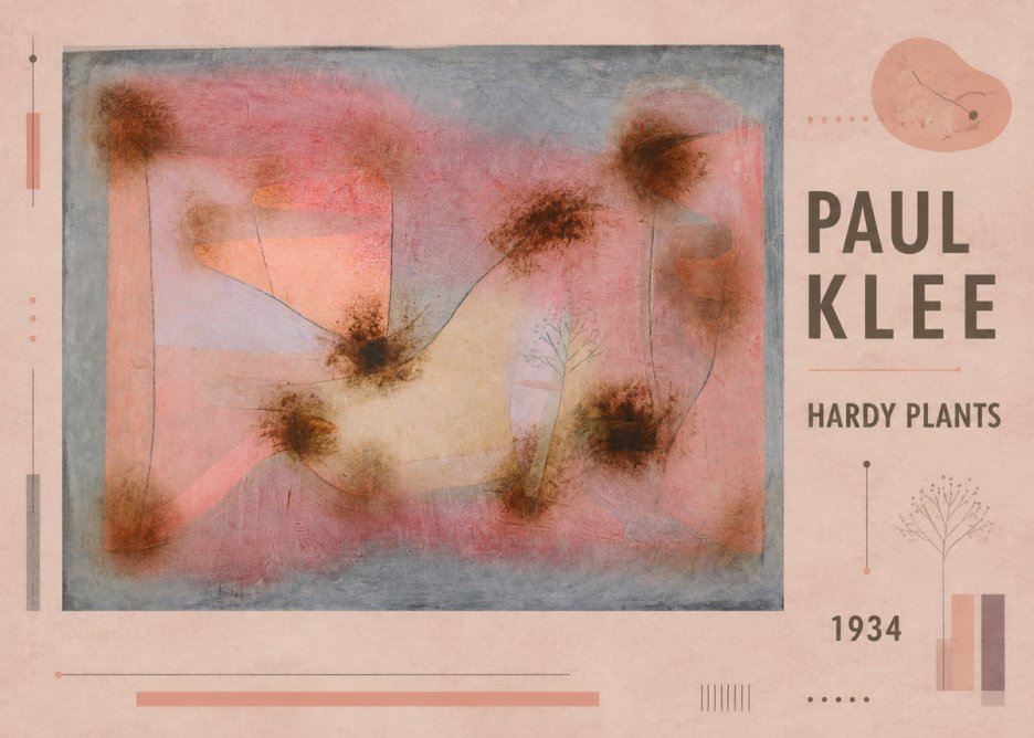 Paul Klee Hardy Plants II No3 - Juliste