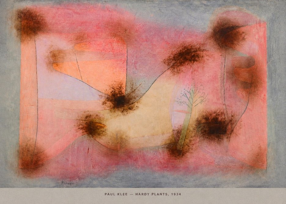 Paul Klee Hardy Plants II No6 - Juliste