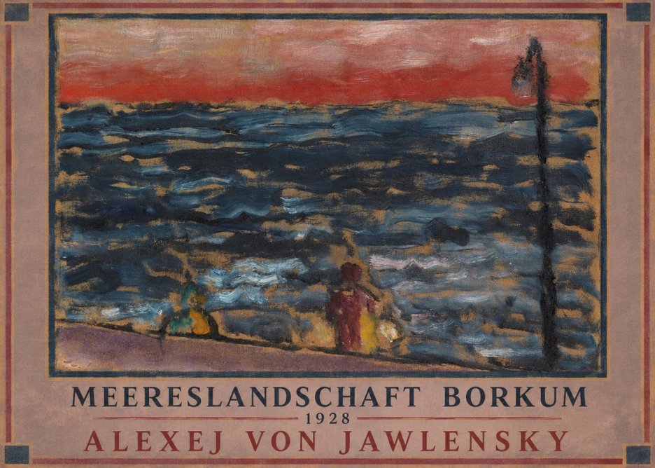 Alexej von Jawlensky Meereslandschaft Borkum No1 - Juliste