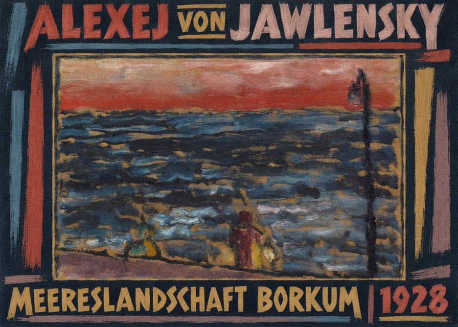 Alexej von Jawlensky Meereslandschaft Borkum No5 - Juliste