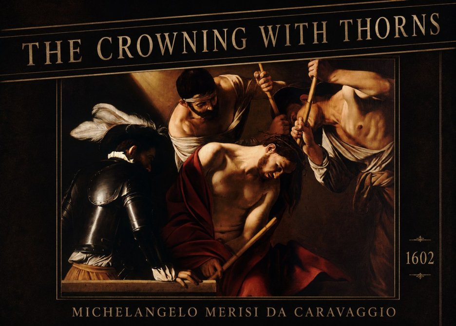 Michelangelo Merisi da Caravaggio The Crowning with Thorns II No2 - Juliste