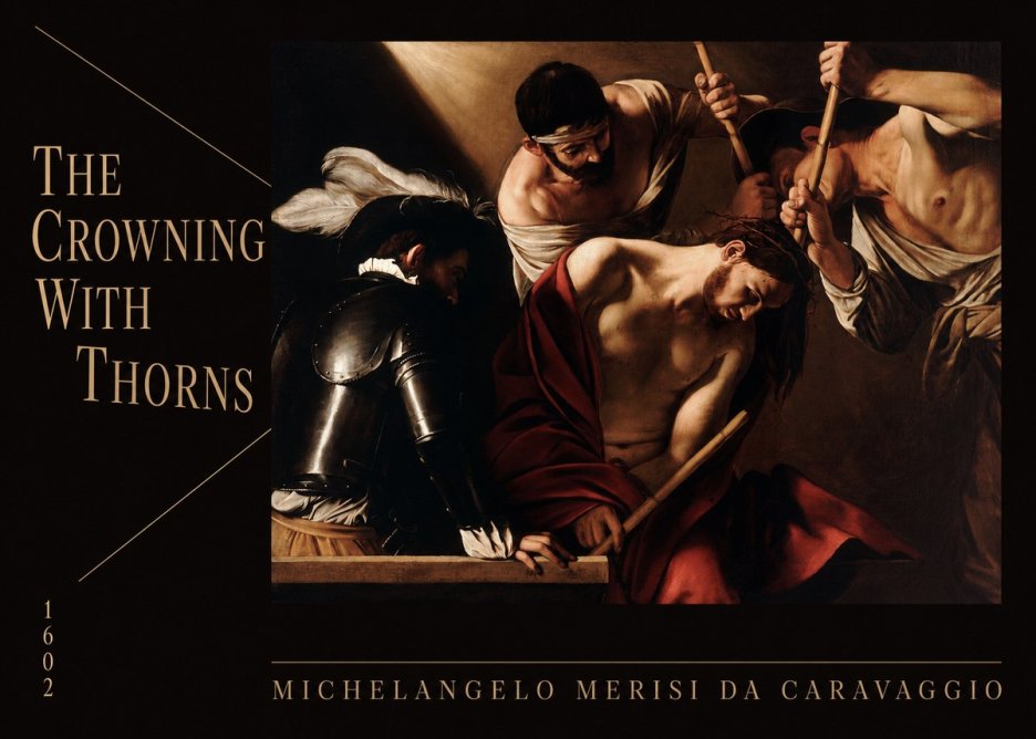 Michelangelo Merisi da Caravaggio The Crowning with Thorns II No6 - Juliste