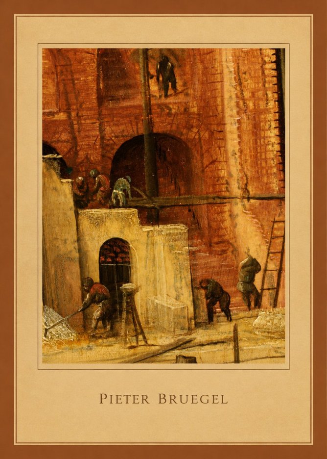 Pieter Bruegel The Tower of Babel XVI No5 - Juliste