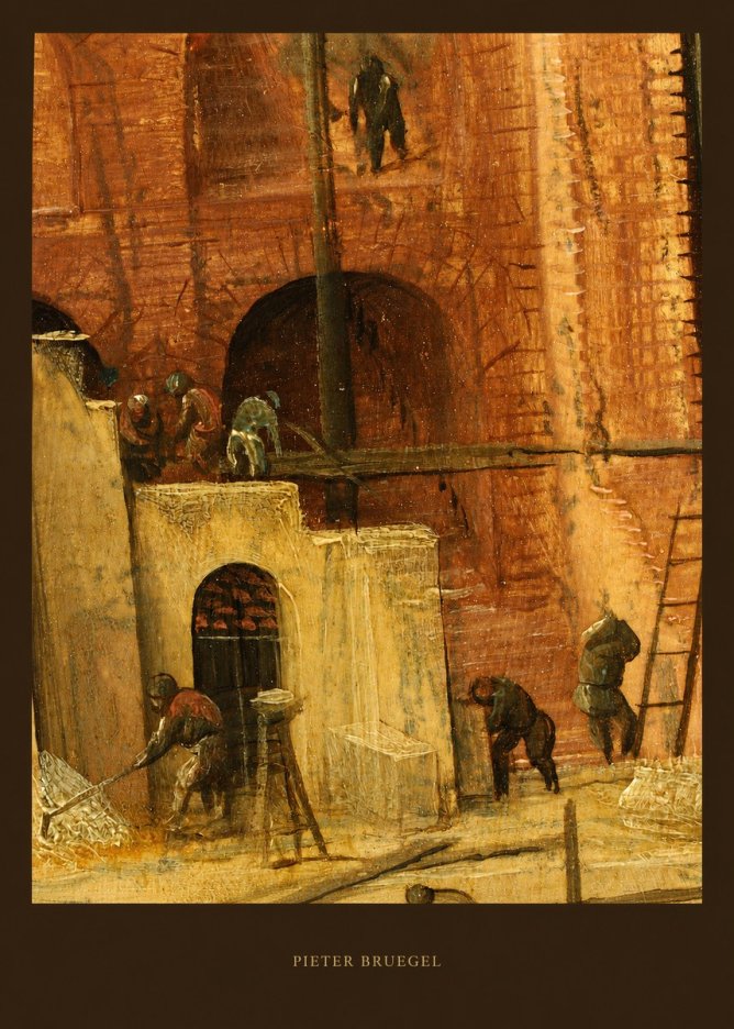 Pieter Bruegel The Tower of Babel XVI No6 - Juliste