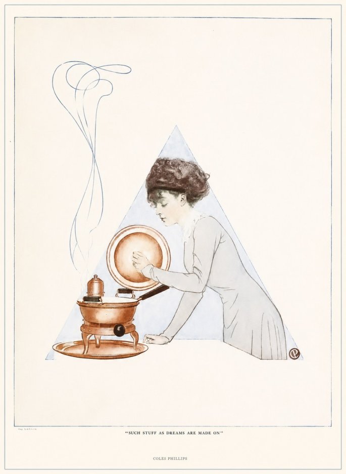 Coles Phillips Such Stuff as Dreams Are Made On No6 - Juliste