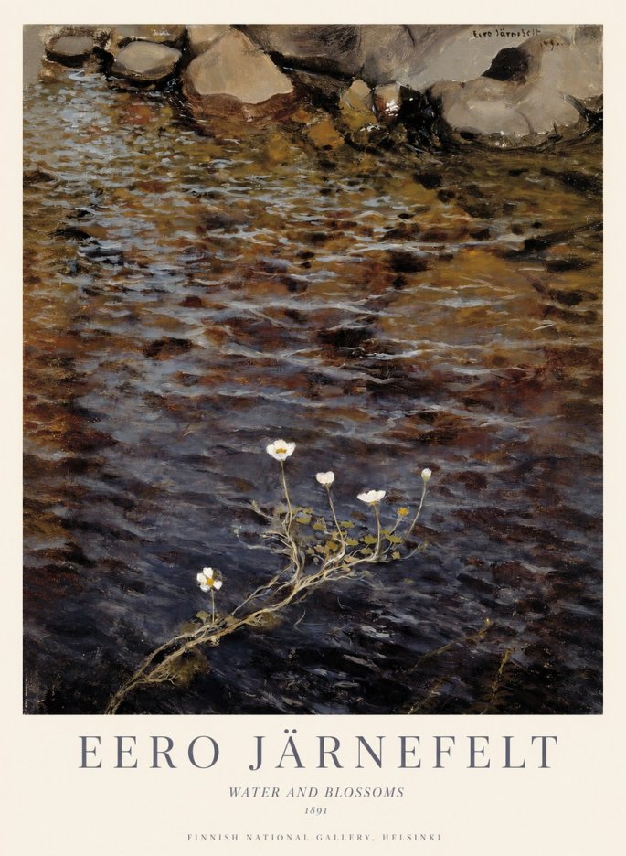 Eero Järnefelt Water and Blossoms No1 - Juliste