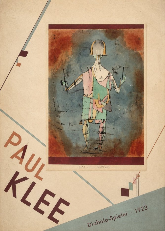 Paul Klee Diabolo-spieler No5 - Juliste
