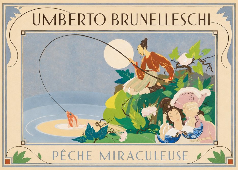 Umberto Brunelleschi Pêche Miraculeuse No1 - Juliste