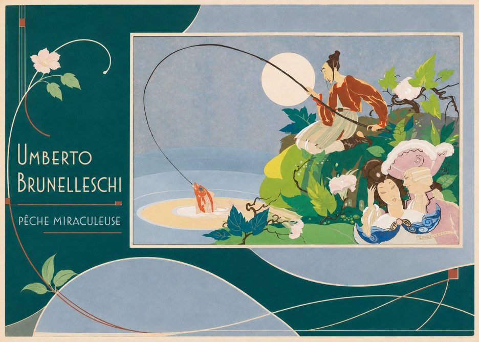 Umberto Brunelleschi Pêche Miraculeuse No2 - Juliste