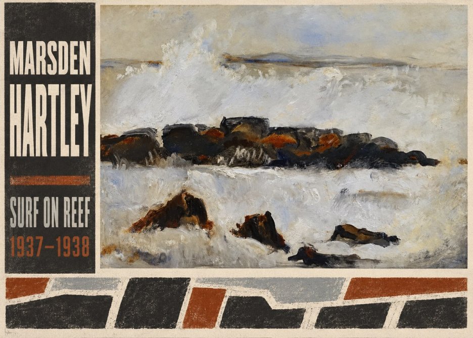 Marsden Hartley Surf on Reef No2 - Juliste