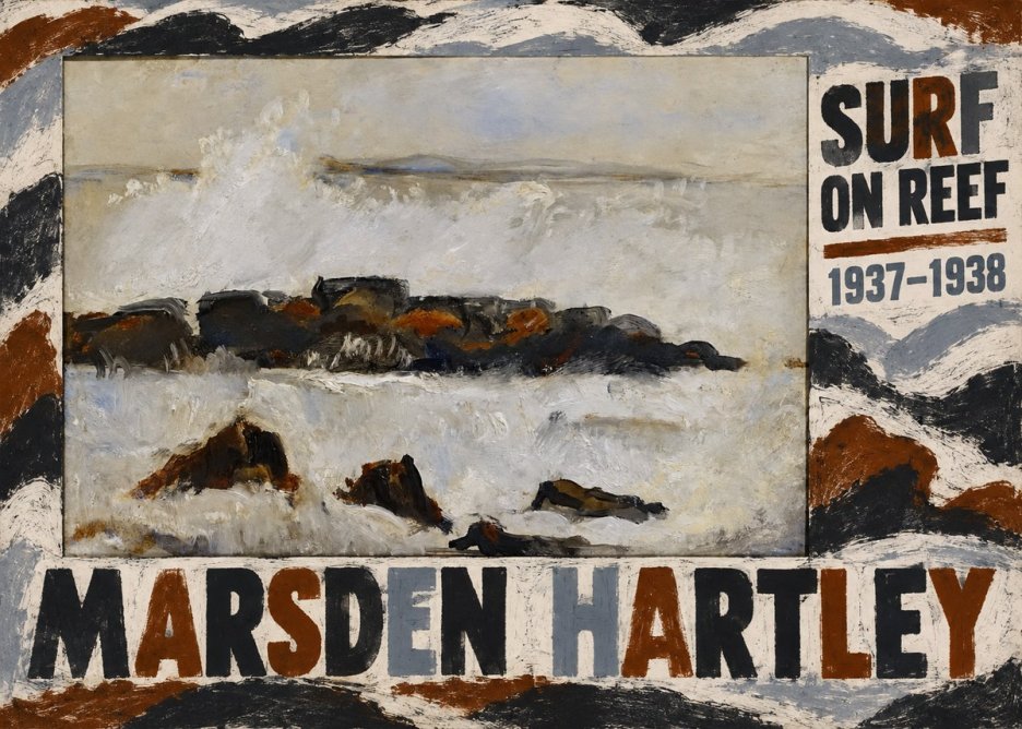 Marsden Hartley Surf on Reef No4 - Juliste