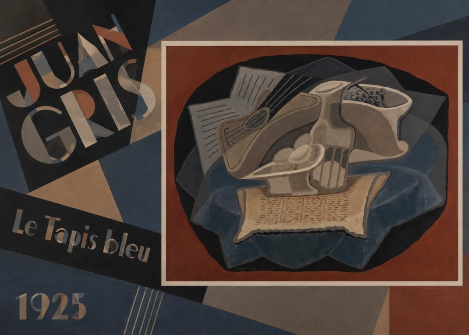 Juan Gris Le Tapis Bleu No3 - Juliste
