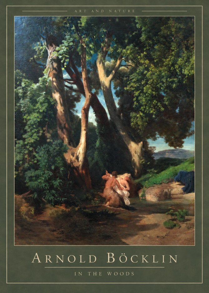 Arnold Böcklin In the Woods No3 - Juliste