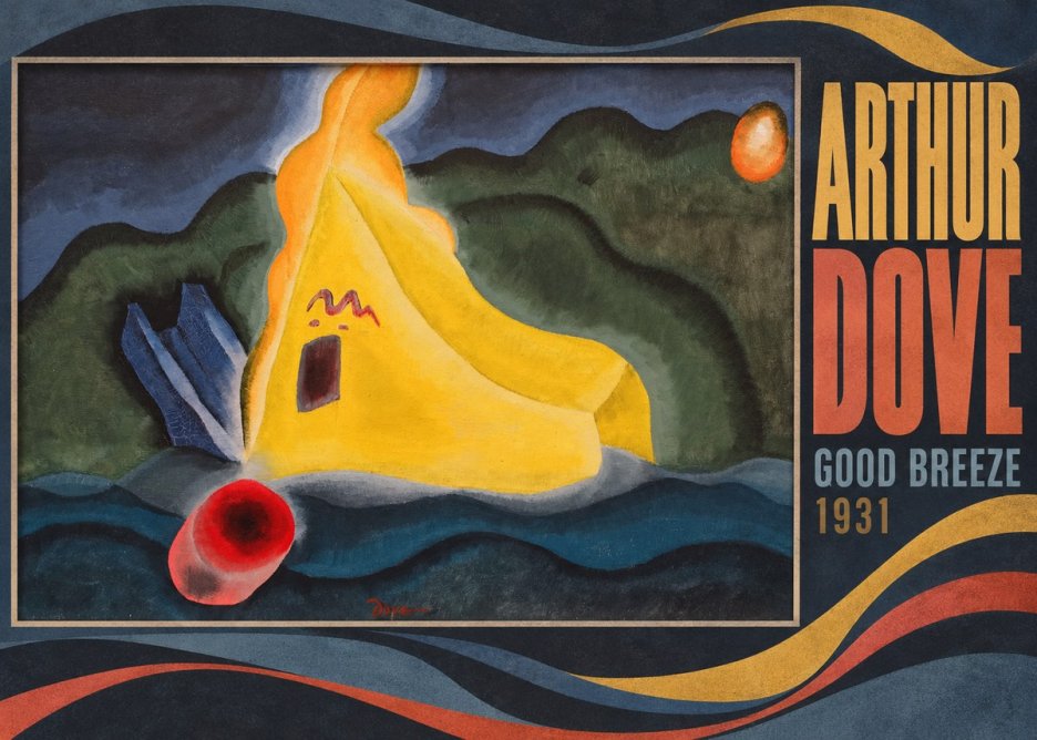 Arthur Dove Good Breeze No5 - Juliste