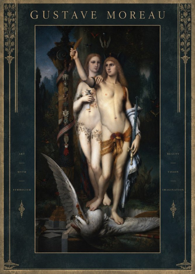 Gustave Moreau The Chimeras No5 - Juliste