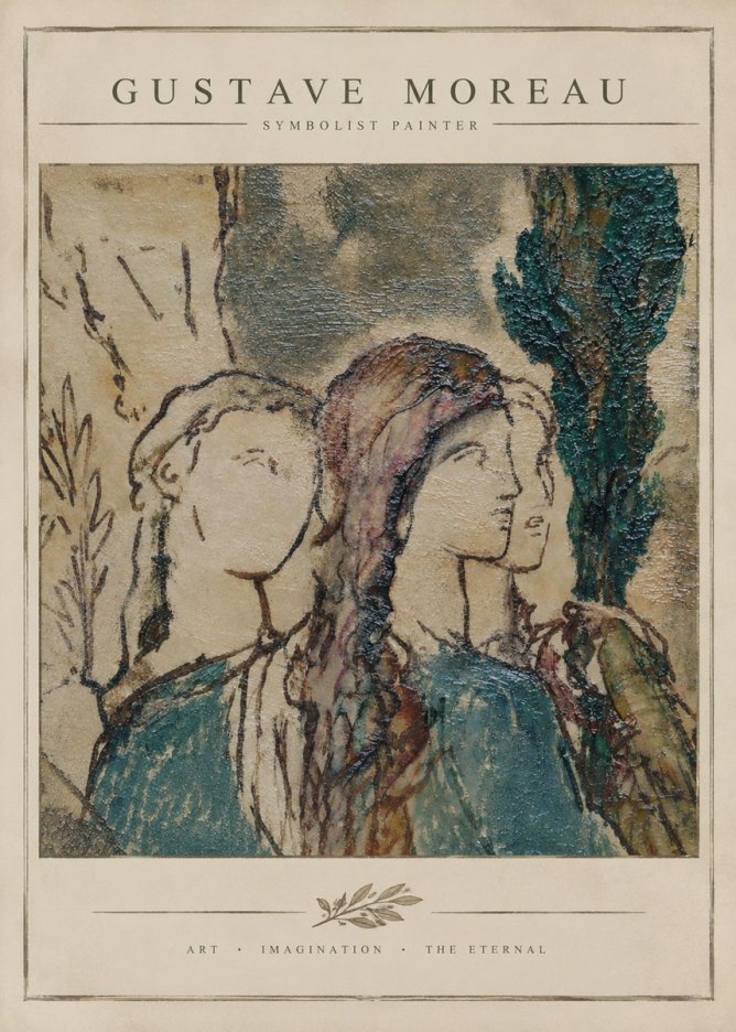 Gustave Moreau Untitled II No2 - Juliste