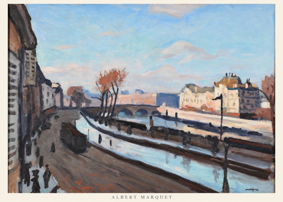 Albert Marquet Le Pont-neuf No6 - Juliste