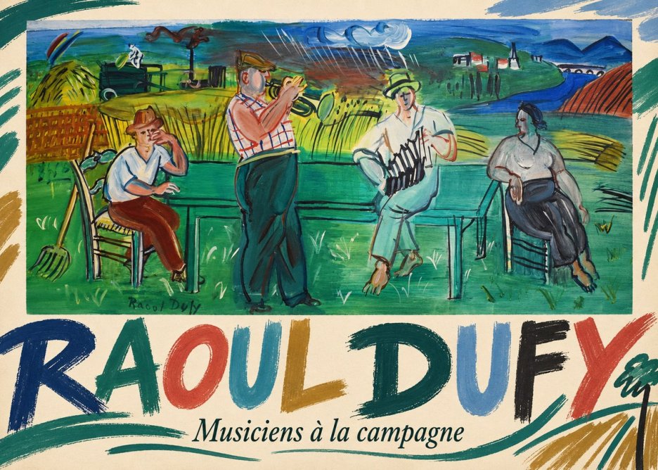 Raoul Dufy Musiciens À La Campagne No5 - Juliste