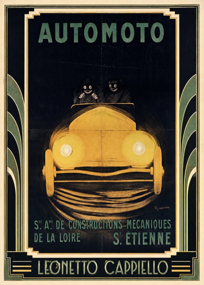 Leonetto Cappiello Automoto No1 - Juliste