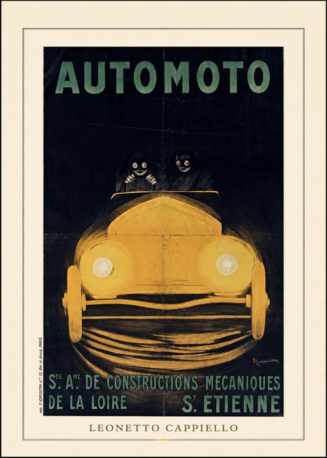 Leonetto Cappiello Automoto No4 - Juliste