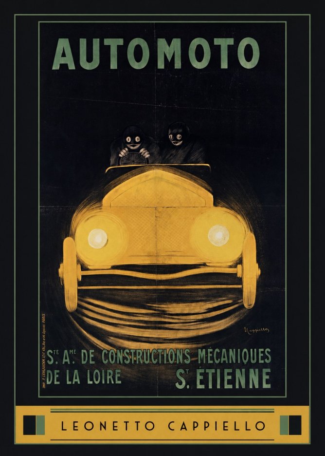 Leonetto Cappiello Automoto No6 - Juliste