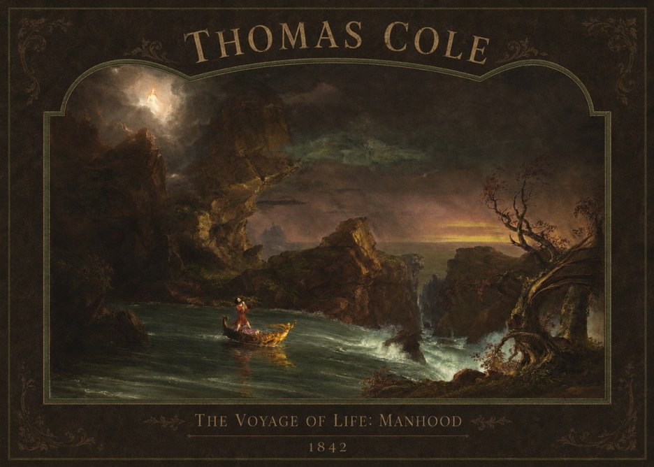Thomas Cole The Voyage of Life: Manhood III No2 - Juliste