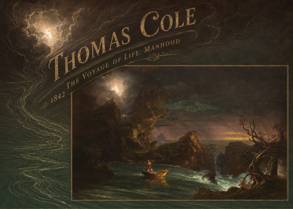 Thomas Cole The Voyage of Life: Manhood III No4 - Juliste