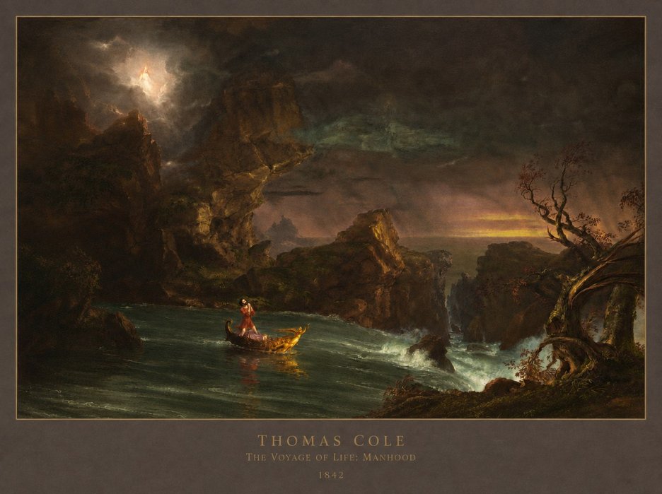 Thomas Cole The Voyage of Life: Manhood III No6 - Juliste