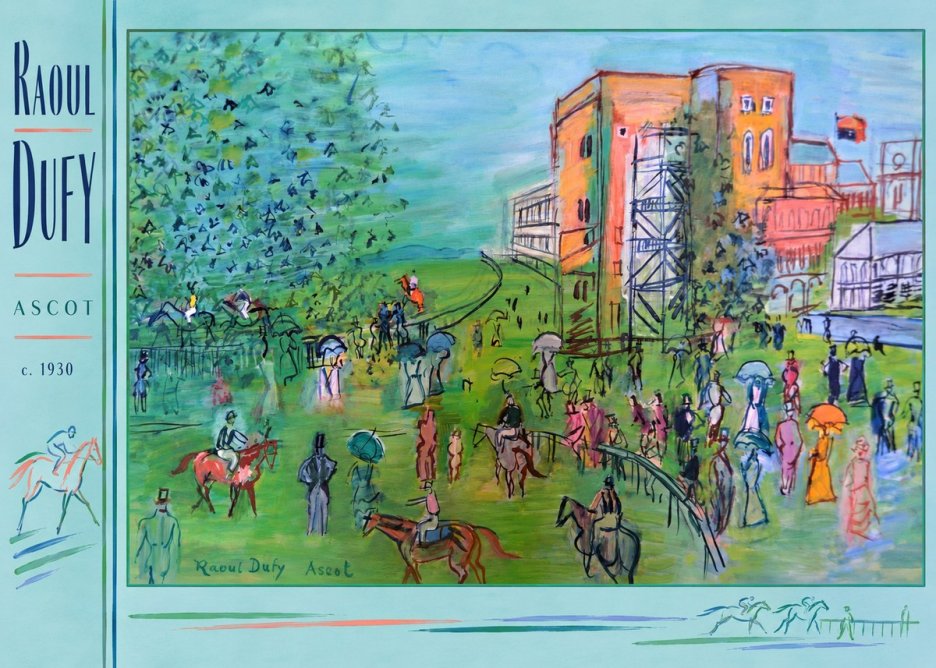 Raoul Dufy Ascot C. 1930 II No2 - Juliste