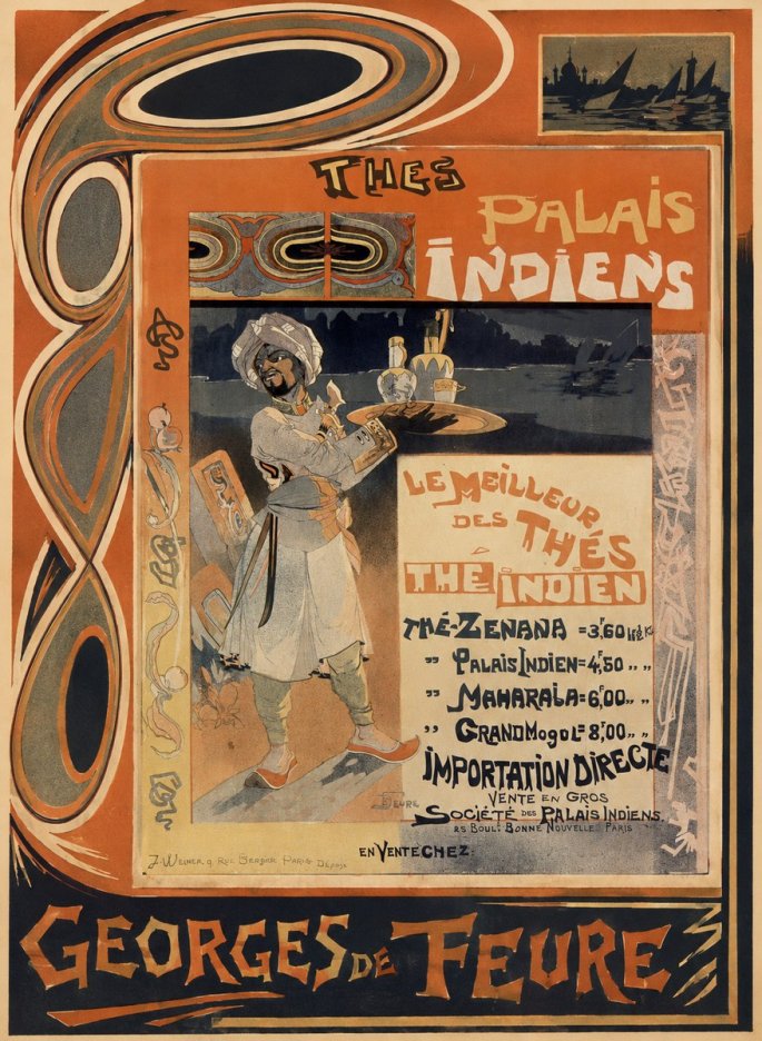 Georges de Feure Palais Indiens No5 - Juliste