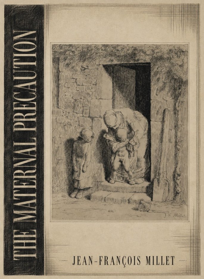 Jean-François Millet The Maternal Precaution No2 - Juliste