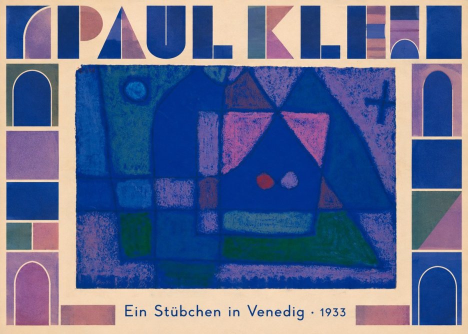 Paul Klee Ein Stübchen in Venedig No5 - Juliste