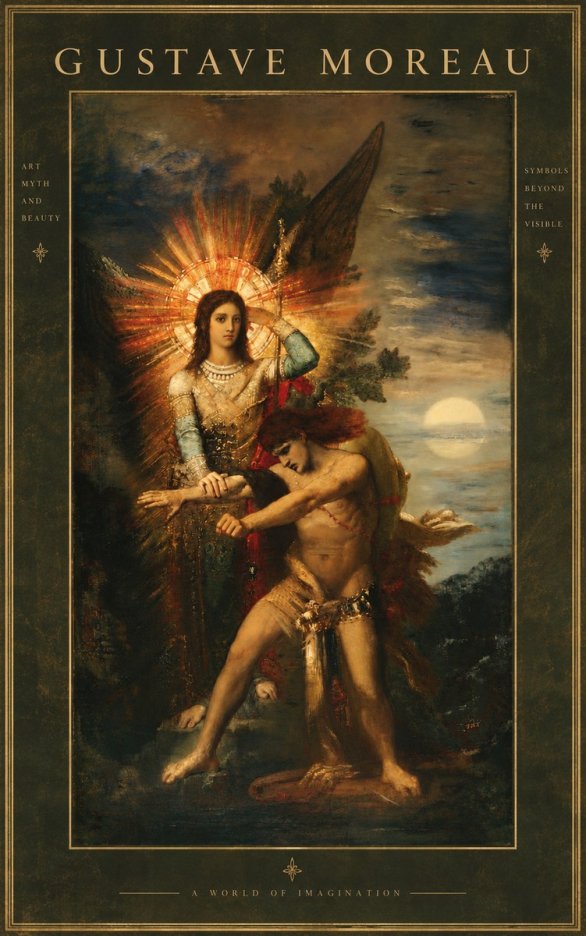 Gustave Moreau The Archangel Michael No4 - Juliste