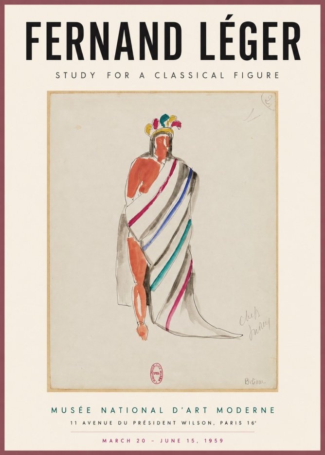 Fernand Léger Chefs Indiens No2 - Juliste