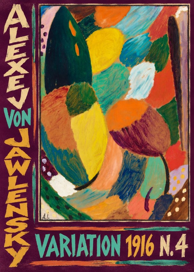 Alexej von Jawlensky Variation 1916 N.4 No5 - Juliste