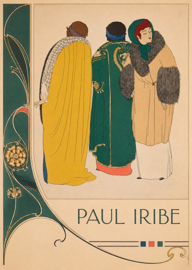 Paul Iribe Fashionable Figures No3 - Juliste