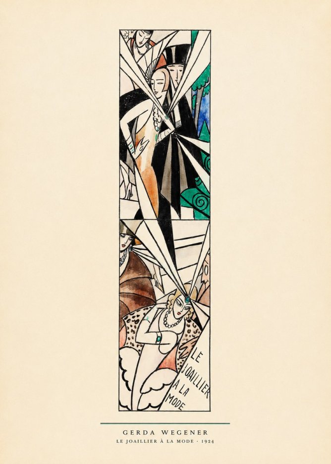 Gerda Wegener Le Joaillier À La Mode No6 - Juliste