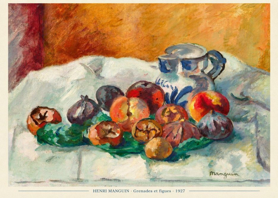 Henri Manguin Grenades Et Figues No6 - Juliste