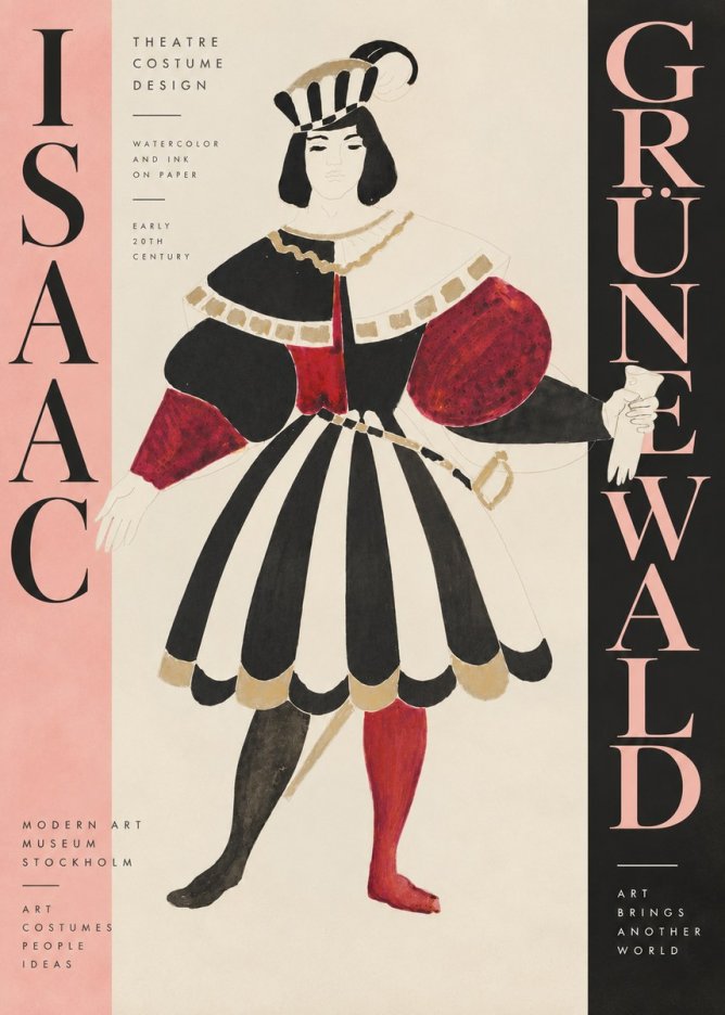 Isaac Grünewald Costume Design XI No4 - Juliste