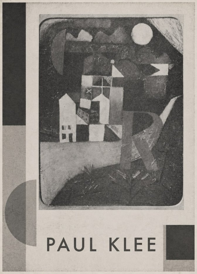 Paul Klee Village in the Mountains No3 - Juliste