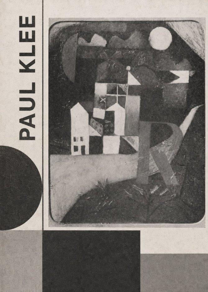Paul Klee Village in the Mountains No4 - Juliste