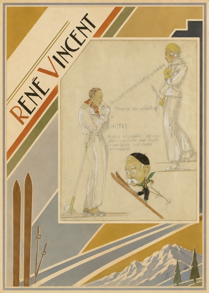 René Vincent Ttailleur-chemisier-couturier No2 - Juliste