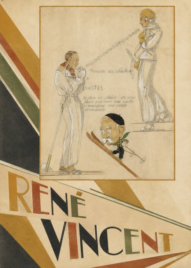 René Vincent Ttailleur-chemisier-couturier No5 - Juliste