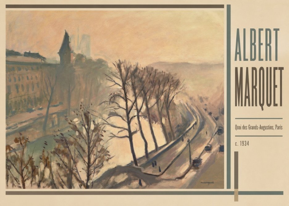 Albert Marquet Quai Des Grands-augustins, Paris · C. 1934 No2 - Juliste