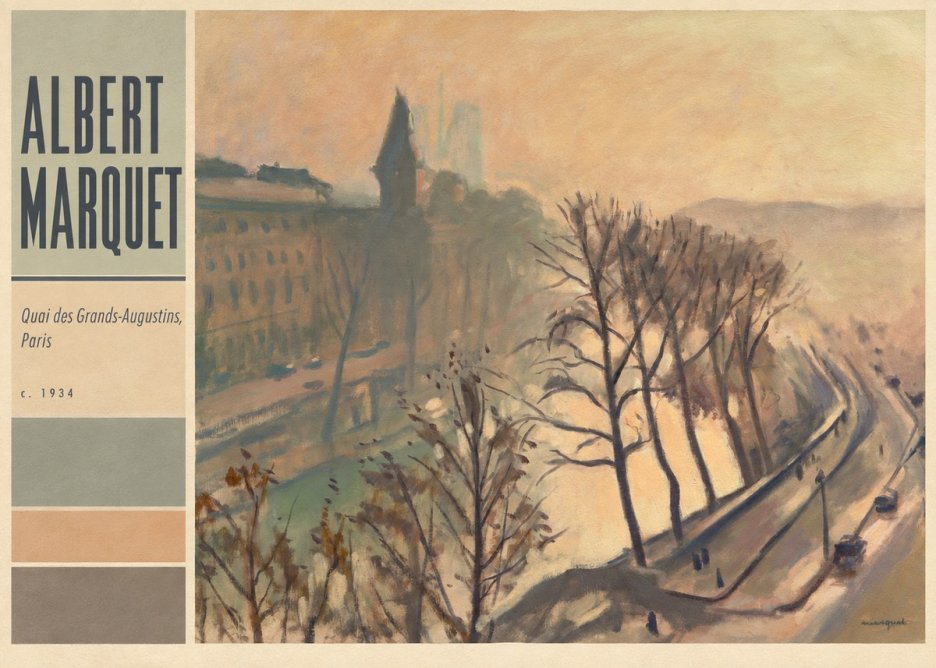 Albert Marquet Quai Des Grands-augustins, Paris · C. 1934 No4 - Juliste
